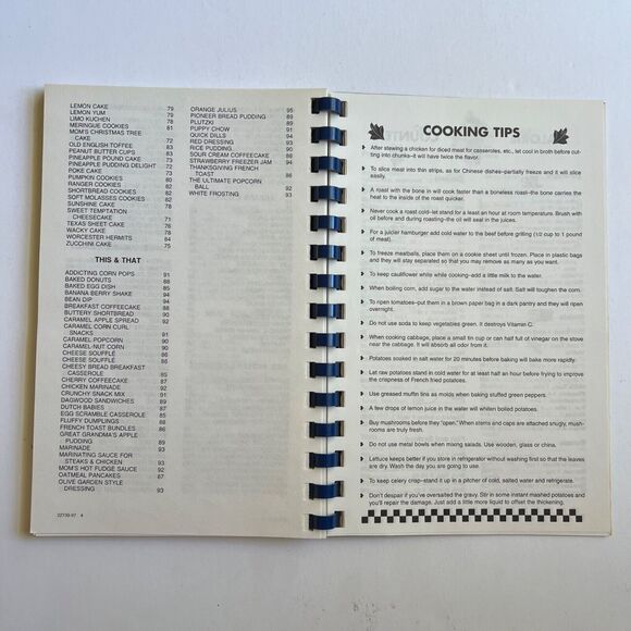 Vintage 1998 Cookbook Making the Grade Recipes from Lakeview Elementary School - Picture 10 of 11